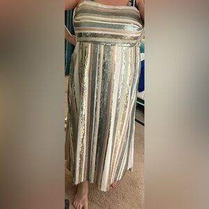 Eloquii sequin spaghetti strap dress.